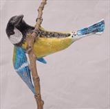 Great Tit by Dianne Preston, Sculpture, mixed media