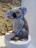 Koala - endangered species series by Dianne Preston, Sculpture, wire, plaster, papier mâché