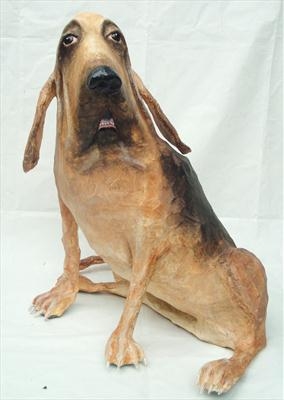 Bruno by Dianne Preston, Sculpture, wire and paper